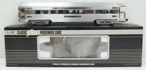 K-Line K4601 O Gauge Millennium Aluminum Passenger Car #2000/2001 LN/Box