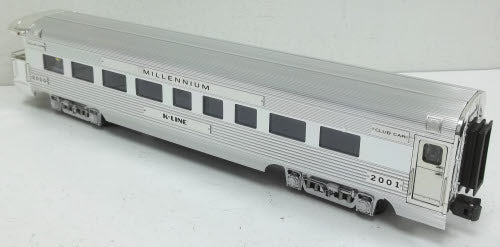 K-Line K4601 O Gauge Millennium Aluminum Passenger Car #2000/2001 LN/Box