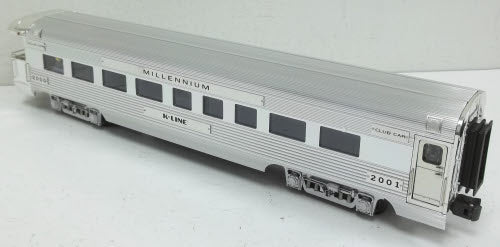 K-Line K4601 O Gauge Millennium Aluminum Passenger Car #2000/2001 LN/Box