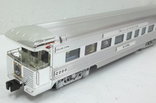 K-Line K4601 O Gauge Millennium Aluminum Passenger Car #2000/2001 LN/Box