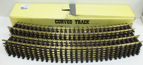 Aristo-Craft 11800 G Euro-Style Brass 10 Ft. Diameter Curved Track Sections (12) LN/Box