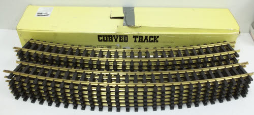 Aristo-Craft 11800 Euro-Style Brass 10 Ft. Diameter Curved Track Sections (12) NIB