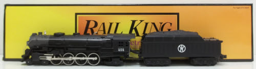 MTH 30-1166-0 New York Ontario & Western 4-8-2 L-3 Mohawk Steam w/Sound #458 LN/Box