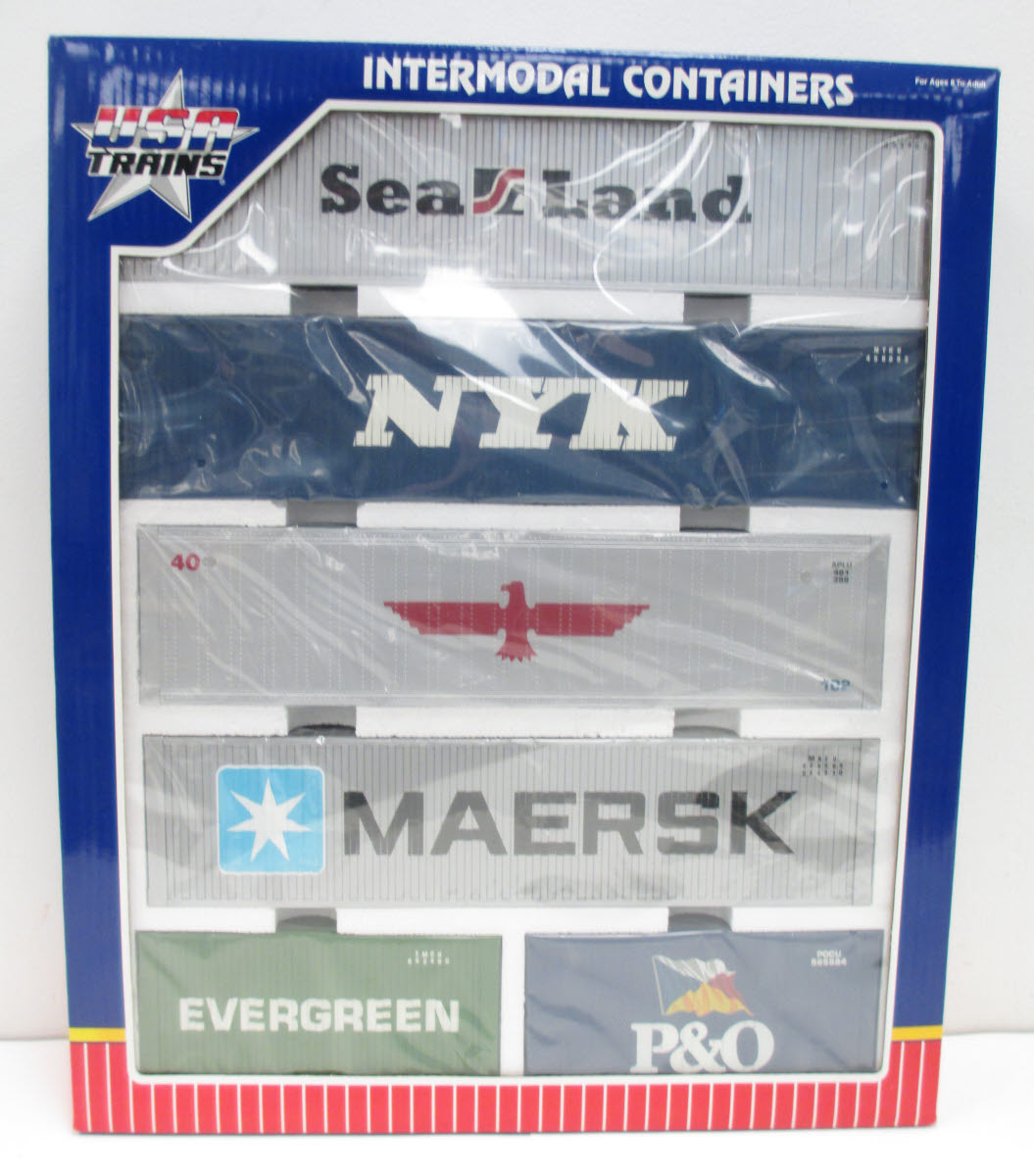 USA Trains R1710U G Multipack Container Set #1 (6 Containers) NIB