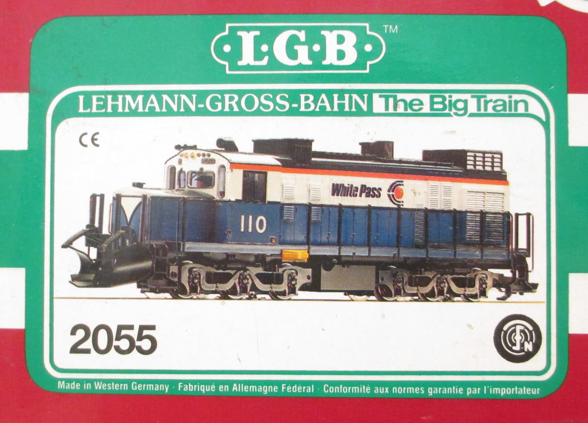 LGB 2055 G Scale White Pass Diesel Locomotive w/ Sound #110 EX/Box