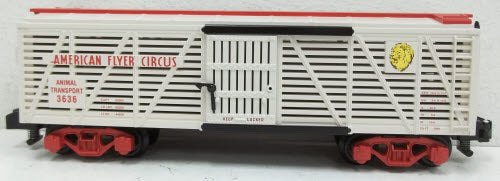 American Flyer 6-48380 S Gauge American Flyer Circus Stock Car #3636 LN/Box