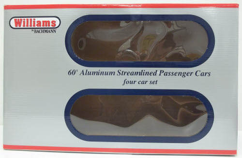 Williams 43098 O Santa Fe 60 Ft. Streamline Passenger 4-Car Set