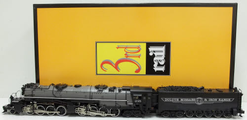 3rd Rail 235 BRASS DM&IR 2-8-8-4 "Yellowstone" Steam Loco & Tender #235 (3Rail) EX/Box