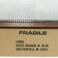 Lionel O Gauge 28" Display Case W/ Wooden Base NIB