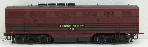 Proto 1000 23966 HO Lehigh Valley F3B Powered B Unit Diesel Locomotive #511 LN/Box