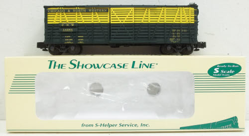 S-Helper 00053 S Gauge Chicago Northwestern Stock Car #14201 LN/Box