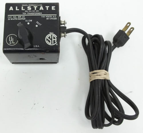 Sears 309AS Vintage O 25 Watt Allstate Transformer