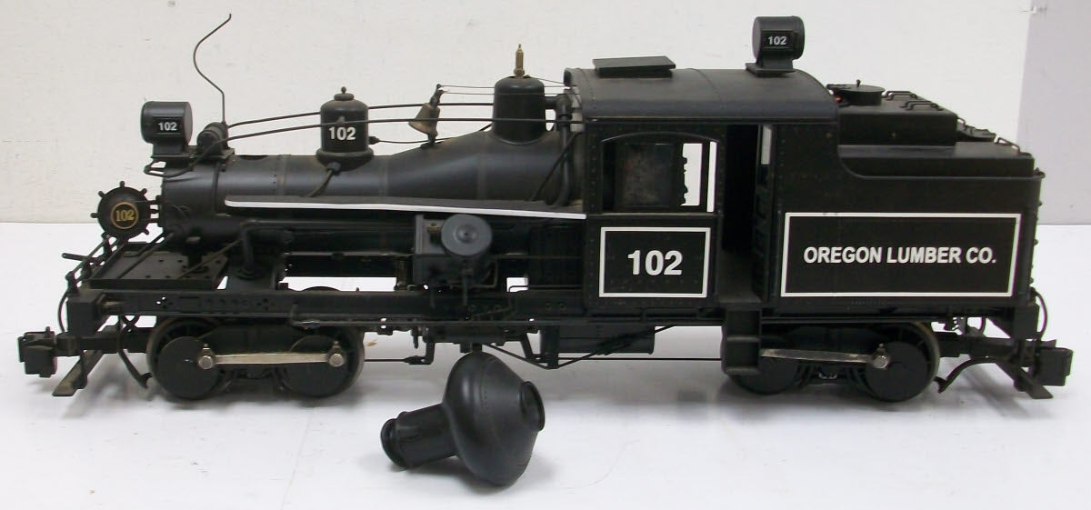 Bachmann 81794 G Scale Oregon Lumber 2-Truck Heisler Steam Locomotive #102