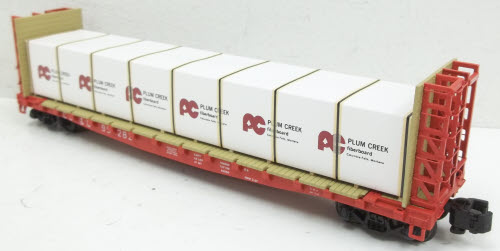 S-Helper 00159 "S" Scale CB&Q Bulkhead Flatcar W/ PC BM Load LN/Box