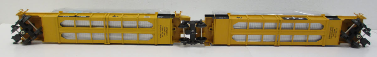 K-Line k779420 DTTX Deep Well Car W/ 4 Maersk Containers LN/Box