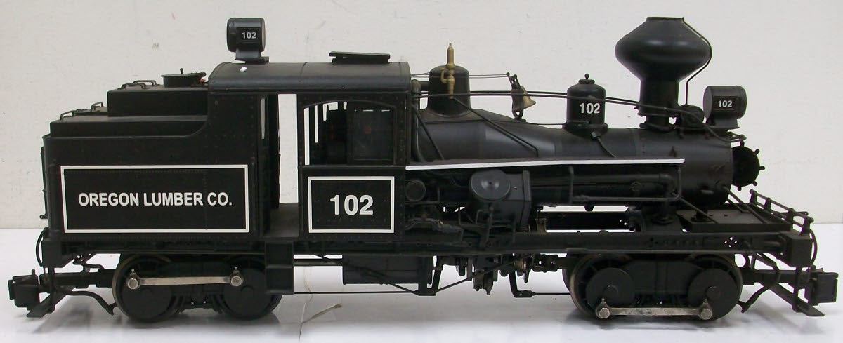 Bachmann 81794 G Scale Oregon Lumber 2-Truck Heisler Steam Locomotive #102