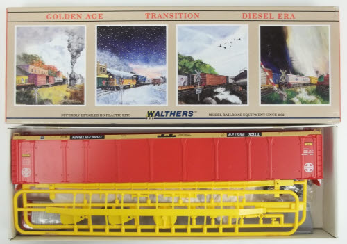 Walthers 932-4813 HO SF 89' Enclosed Auto Carrier Kit #965728 – Trainz