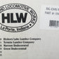 Hartland 9600 G Scale Big John Hickory Lake Lumber Locomotive & Tender EX/Box