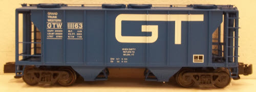 S-Helper 00089 "S" Scale PS-2 Grand Trunk 2-Bay Hopper #111163 EX/Box