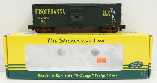 S-Helper 1150 S Scale New York Susquehanna & Western "Ship With Susie-Q" Boxcar NIB