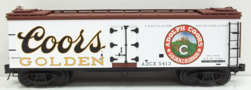 Atlas 8141-9 O Gauge Coors 40' Reefer Car #5413 (3 Rail) LN/Box