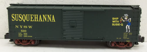 S-Helper 1150 S Scale New York Susquehanna & Western "Ship With Susie-Q" Boxcar NIB