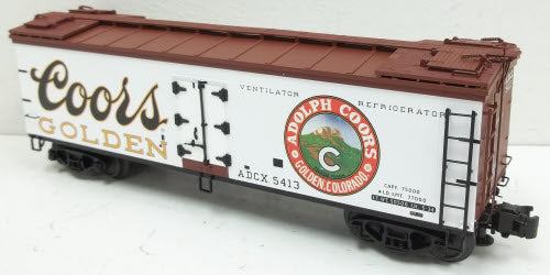Atlas 8141-9 O Gauge Coors 40' Reefer Car #5413 (3 Rail) LN/Box