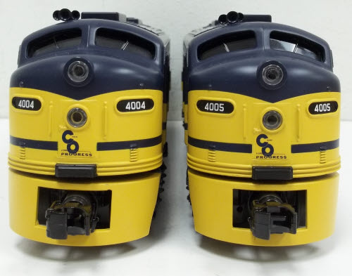 MTH 30-2998-1 O Chesapeake & Ohio E-8 AA Diesel Engine Set w/PS 2.0 #4004/4005 NIB