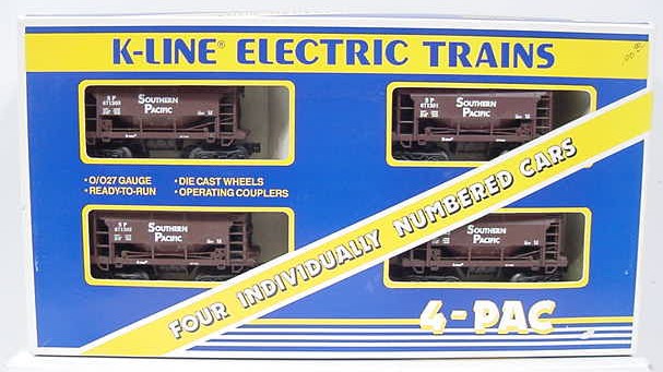 K-Line K6713A O Gauge Southern Pacific Ore Car 4-Car Set NIB