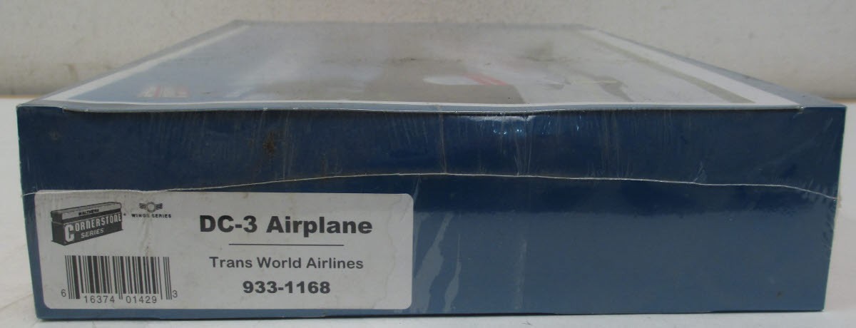 Walthers 933-1168 1:87 Scale TWA DC-3 Aircraft Plane Model Kit