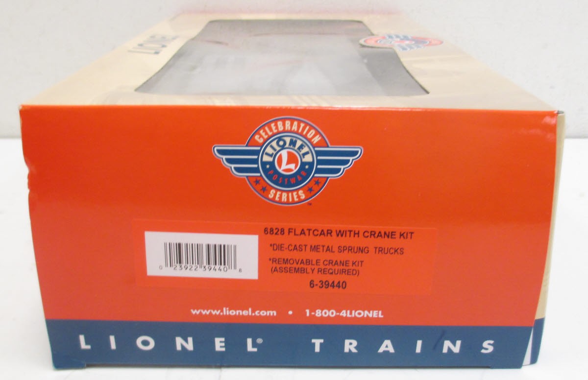 Lionel 6-39440 O Gauge P&H Flatcar w/ Truck Crane Kit #6828 LN/Box