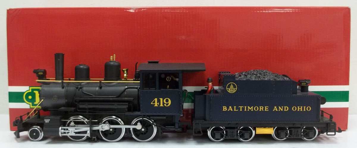 LGB 24194 G Scale B&O Mogul Steam Locomotive and Tender #419 LN/Box