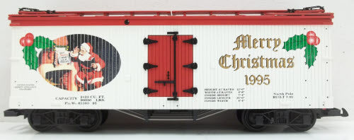 USA Trains 13013 G 1995 Merry Christmas Reefer Car LN/Box