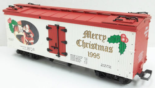 USA Trains 13013 G 1995 Merry Christmas Reefer Car LN/Box