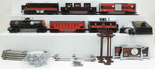 K-Line K1520 O Gauge Black & Decker Diesel Train Set EX/Box