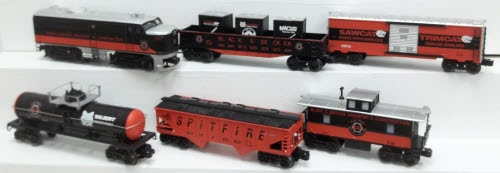 K-Line K1520 O Gauge Black & Decker Diesel Train Set EX/Box