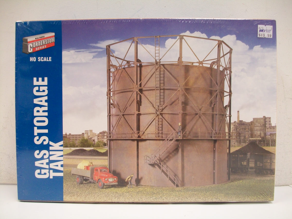 Walthers 933-2907 HO Scale Cornerstone Gas Storage Tank Model Building Kit MT/Box