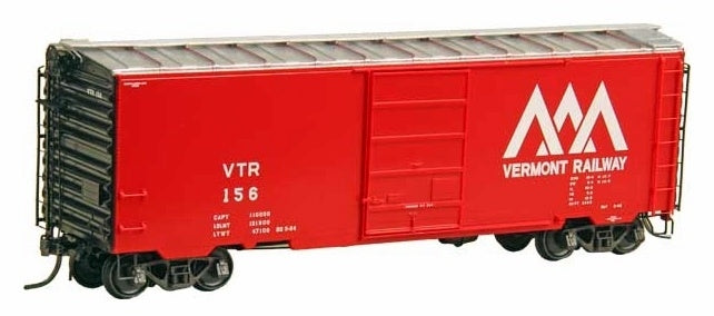 Kadee 4930 HO Vermont Railway 40' PS-1 Boxcar with 7' Door #156