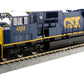 Kato 37-6372 HO Scale CSX Dark Future EMD SD80MAC Diesel Locomotive #4592