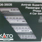 Kato 106-3505 N Amtrak Superliner Passenger Cars B (Set of 4) NIB