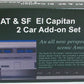 Kato 106-7115 N Scale Santa Fe El Capitan 2-Car Add-On Set LN/Box