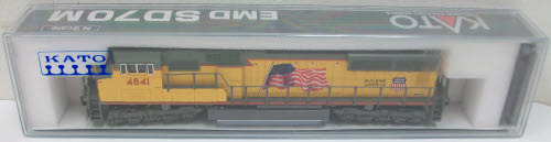 Kato 176-7506 N Scale Union Pacific SD70 Diesel Locomotive #4841