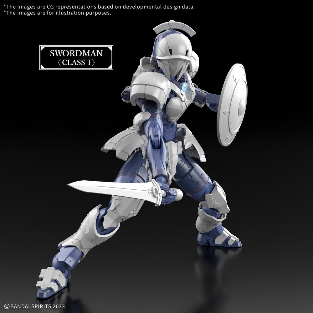 Bandai 2794171 30 Minutes Fantasy Rosan Swordman Plastic Model Kit