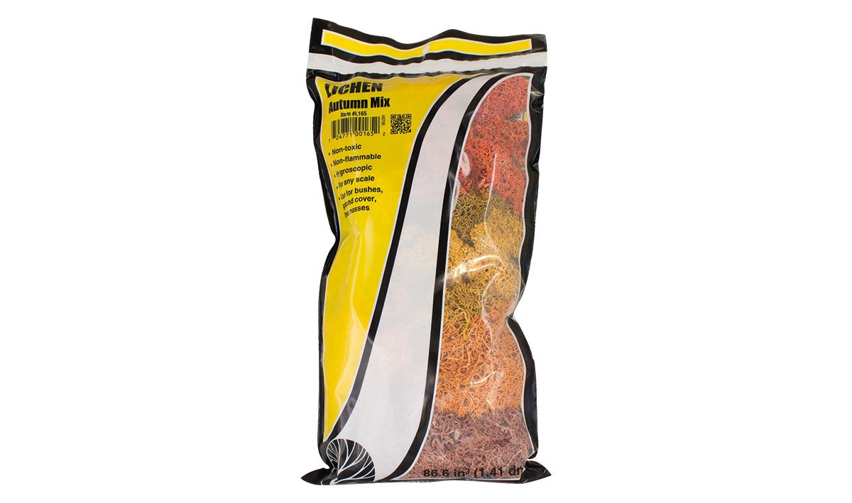 Woodland Scenics L165 Autumn Mix Lichen 48 Oz. Bag