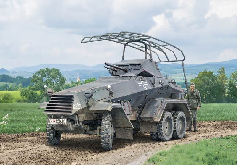 Italeri 97032 1:72 Sd. Kfz. 232 6 Rad. Military Vehicle Plastic Model Kit
