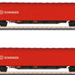 Marklin 82426 Z German Railroad Inc. DB AG Sliding Tarp Car Set (Set of 2)