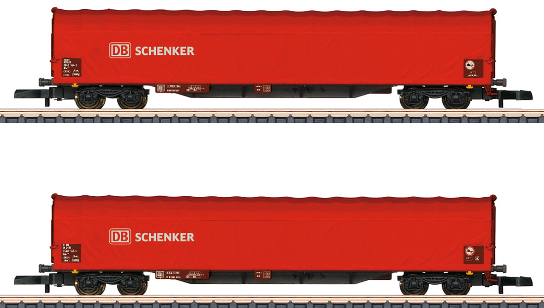 Marklin 82426 Z German Railroad Inc. DB AG Sliding Tarp Car Set (Set of 2)