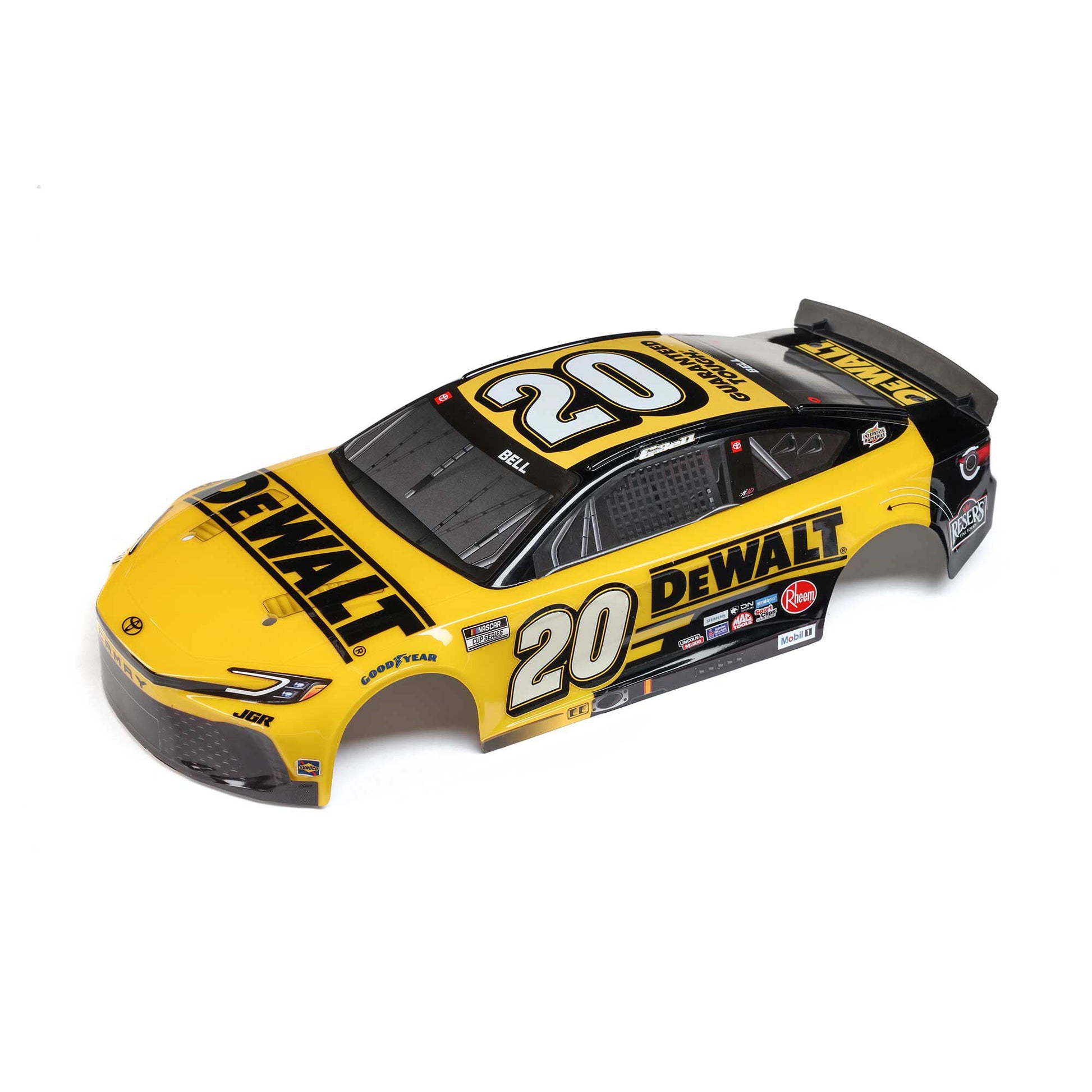 Losi LOS-2788 1:12 NASCAR GROM Christopher Bell #20 DeWalt 2025 Body