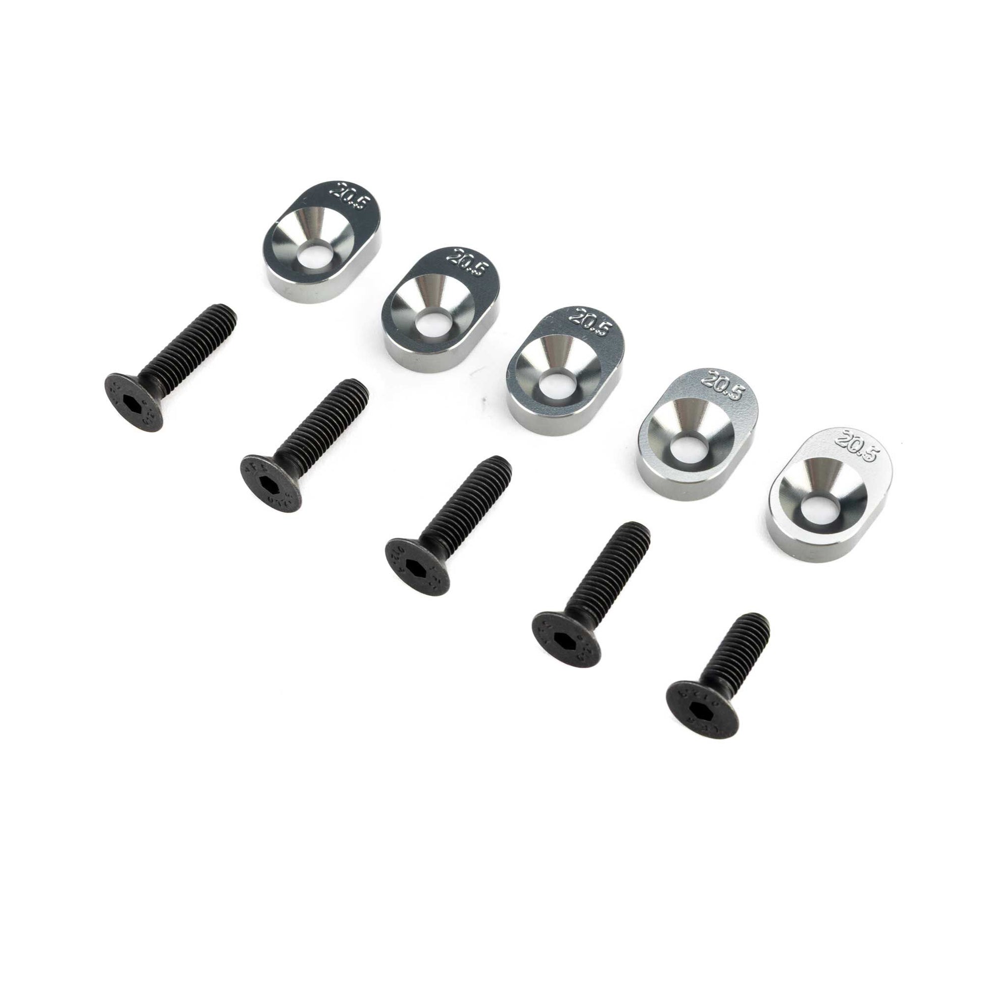 Losi LOS-4140 1:5 5IVE-TG 3.0 20.5/67 Engine Mount Insert and Screws (Set of 5)