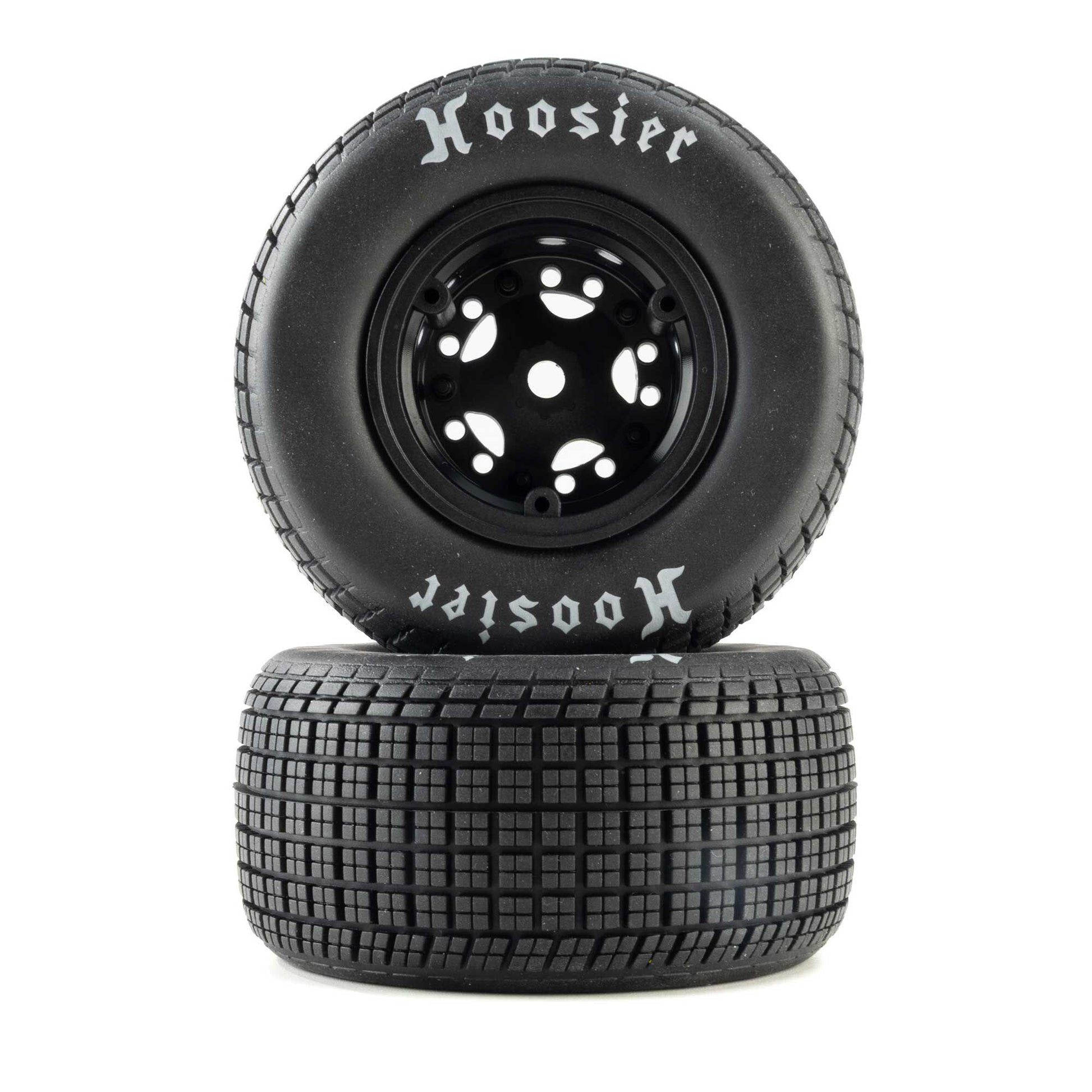 Losi LOS-4237 1:5 Left/Right Medium Mounted Hoosier Tires Black (Pack of 2)